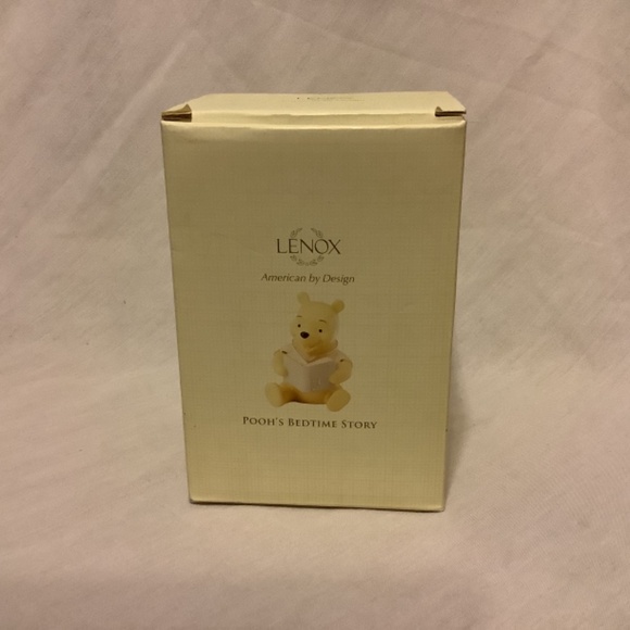 Lenox Collectible Disney Winnie the Pooh Figurine+book Bedtime Stories+COA NIB - Picture 10 of 10